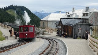 Schafberg Bahn zubačkou na vrchol hory Schafberg  1 782 metrů [upl. by Warford]