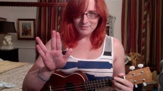 Santa Baby Geeky Feminist Blogger Edition on Ukulele [upl. by Michaeline]