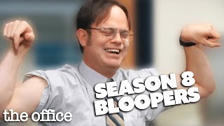 The Office Season 8 Bloopers  ft John Krasinski Rainn Wilson amp More  Comedy Bites [upl. by Noroj]