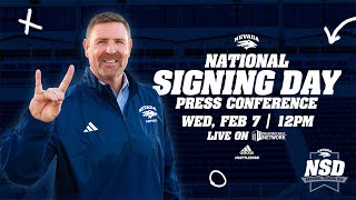 Nevada Football Jeff Choate 2024 Signing Day Press Conference [upl. by Aimekahs498]