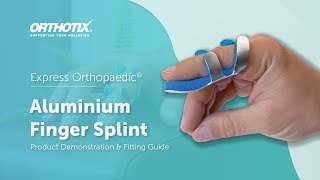 Express Orthopaedic® Aluminium Finger Splint TFS [upl. by Aremaj]