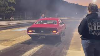 Ford Maverick streetcar on no prep naturalbridgedragstrip [upl. by Edna206]