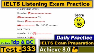 IELTS Listening Practice Test 2023 with Answers Real Exam  333 [upl. by Teerprah667]