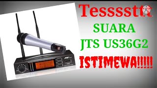 test Vocal  Suara Mic Wireless JTS US36G2 [upl. by Chessy]