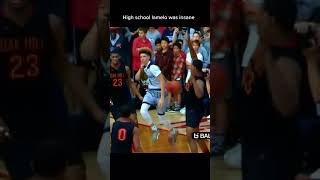 Lemelo in high school was insane 😱 nba basketball nbaplayer ballbrothers basketballplayer [upl. by Lednam979]