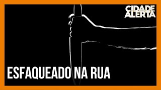 Homem em situação de rua é esfaqueado em Patos de Minas  Cidade Alerta Minas [upl. by Kery]