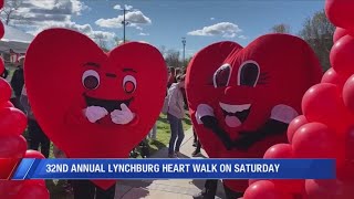 32nd annual Lynchburg Heart Walk is on Saturday [upl. by Airtemed524]