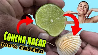 Cómo Hacer CREMA para la CARA 100 CASERA  CONCHA DE NACAR [upl. by Nimref]