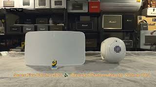 Sonos Five vs Devialet Phantom Reactor 600w [upl. by Aynas607]