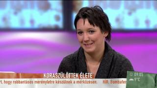 Tenyérnyi babák  a koraszülöttek élete  20151118  tv2humokka [upl. by Meehyrb398]