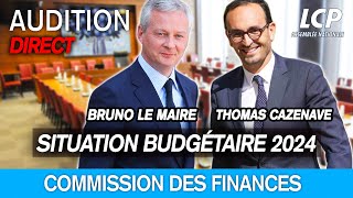 Bruno Le Maire est auditionné par la commission des finances à lAssemblée  9092024 [upl. by Essilec]