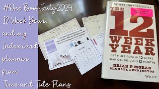 One Book July 2024 12 Week Year Update and Shenanigans [upl. by Audette]