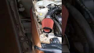 DIY custom Air Filter installation Baleno car baleno shorts [upl. by Filide]