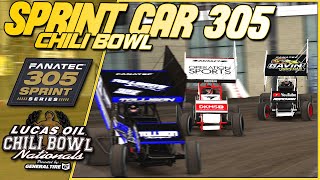 305 Sprint Car Series  Chili Bowl  iRacing Dirt [upl. by Devin]