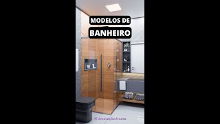 12 MODELOS DE BANHEIRO PARA SE INSPIRAR Shorts [upl. by Chesna469]