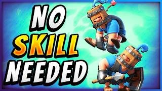 EXPLOSIVE NO SKILL RECRUITS DECK CANT BE STOPPED — Clash Royale [upl. by Malloch607]