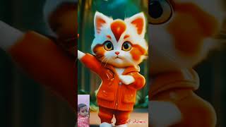 Cute cat  funny cat  vairal dance  kitten  cute cat dance  trending [upl. by Sandry]