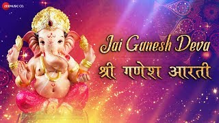 Jai Ganesh Deva  श्री गणेश आरती  Zee Music Devotional  Ganesh Aarti with Lyrics [upl. by Seligmann]