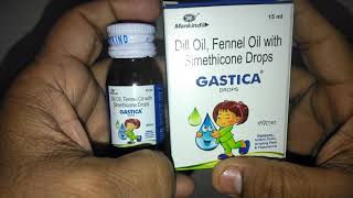 GASTICA Drops review in English Treatment Of Infant Colic Griping Pain amp Flatulance [upl. by Nadual]