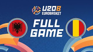 Class Games 915  Albania v Romania  Full Basketball Game  FIBA U20 Womens EuroBasket 2024 Div B [upl. by Ahsien]