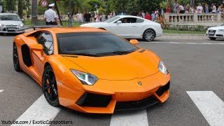 Timatis Lamborghini Aventador w DMC Spoiler  Driving in Monaco  1080p HD [upl. by Aronoel]