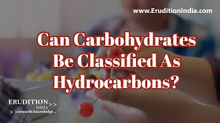 Can carbohydrates be classified as hydrocarbons A simple chemistry explanation Junior High Level [upl. by Nikolia]