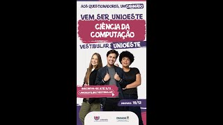 Conheça o curso de Ciência da Computação da UNIOESTE [upl. by Weide]