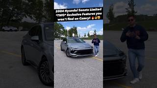 Two Luxury Features the 2024 Hyundai Sonata Hybrid has You CANT Find in Our 2025 Camry [upl. by Parsifal]