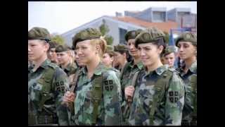 Serbian Army GirlsZENE U SRPSKOJ VOJSCI [upl. by Beilul355]