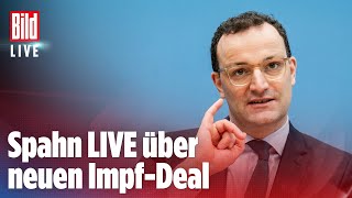 🔴 Spahn LIVE über Corona und neuen ImpfDeal [upl. by Paget]