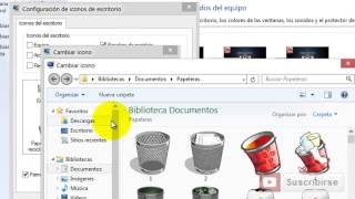 Como cambiar el icono de papeleras de reciclaje MEDIAFIRE [upl. by Tad334]