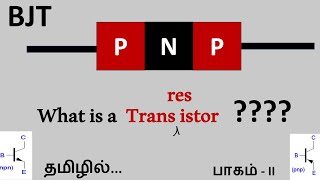 Bipolar Junction Transistor BJT Explained  In Tamil Part  II [upl. by Animahs]