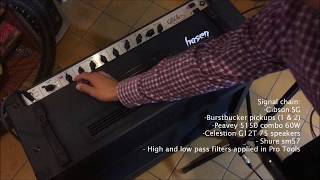 Range of gain in Peavey 5150 combo test [upl. by Hsreh]