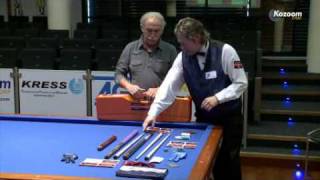 Whats in the billiard cue case of Peter De Backer [upl. by Lowney]