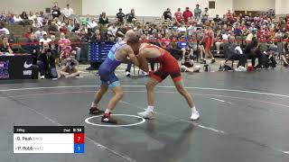 2024 GrecoRoman Senior World Team Trials  Benjamin Peak vs Peyton Robb 72 KG Semifinals [upl. by Omrellig]