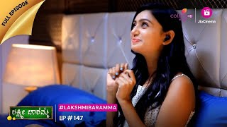 Lakshmi Baramma S02  Full Ep 147  ವೈಷ್ಣವ್ ಮತ್ತು ಲಕ್ಷ್ಮಿ ನಡುವಿನ ಮಧುರ ಕ್ಷಣ  Colors Kannada [upl. by Yelyah]