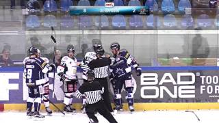 Highlights Dresdner Eislöwen vs Starbulls Rosenheim  09102015 [upl. by Chaney]