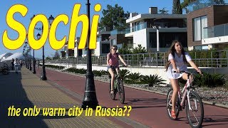 Sochi Russia 4K City  People  Sights [upl. by Dlaniger]