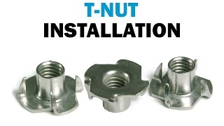 Installing TNuts In Wood  Fasteners101 [upl. by Dlaner]