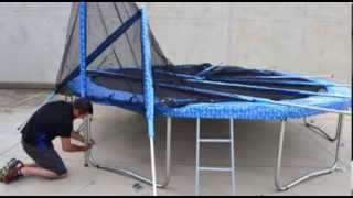 Round Spring Trampoline Assembly Video Premier Trampolines Instructions [upl. by Lemieux]