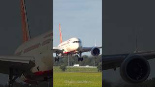 Air India 787 Golden Hour Landing shorts [upl. by Rehctelf890]