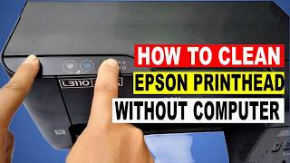 SOLVED Epson L3210  L3110 black ink not printing color problem with MANUAL PRINT HEAD CLEANING [upl. by Aiynat377]