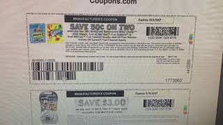 COUPONSCOM amp PRINTING DUPLICATE COUPONS 9217 [upl. by Nnylirehs]