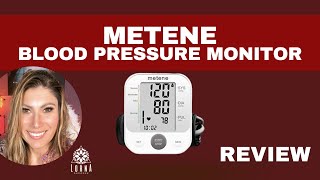 METENE Blood Pressure Monitor Review [upl. by Ahsinam]