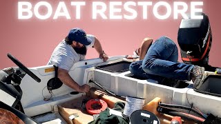 Triton Bass Boat Restoration Project Episode 4 [upl. by Fields]