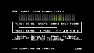 Buddy  Xenon 2 MyJewelsMenu Atari 8 Bit [upl. by Ahsot812]