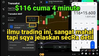 STRATEGY TRADING OLYMP TRADE PROFIT 116 DALAM 4 MINUTE [upl. by Nnaid]