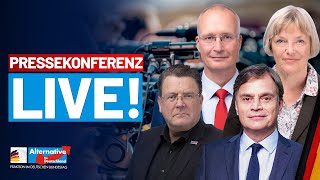 LIVE Pressekonferenz der AfDFraktion  Diese Woche im Bundestag [upl. by Kacy]