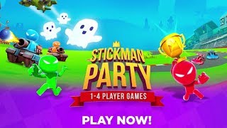 Stickman Party 1 2 3 4 Player Games Free  All Minigames Android iOS Game [upl. by Foley]