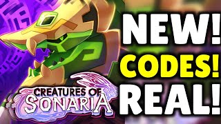 10 REAL ALL NEW WORKING CODES IN CREATURES OF SONARIA  ROBLOX CREATURES OF SONARIA CODES [upl. by Dygert]